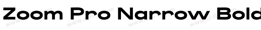 Zoom Pro Narrow Bold字体转换 Zoom Pro Narrow Bold字体转换